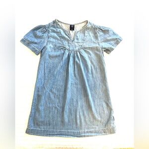 GAP girls Light Blue Denim V-Neck Top